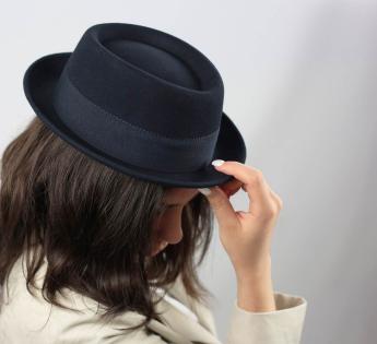 Chapeau Porkpie Noir Naxon