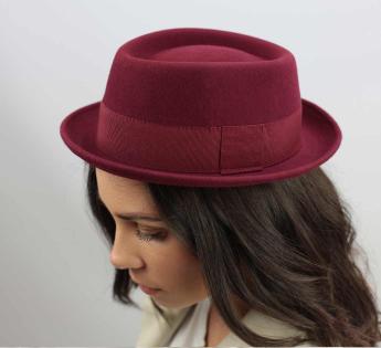 Chapeau Porkpie Noir Naxon