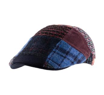 Casquette patchwork laine velours Téo