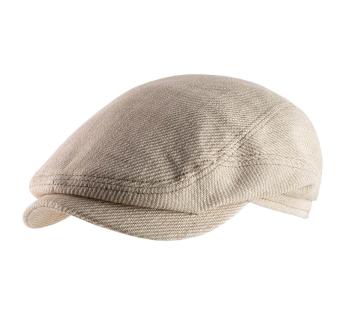 casquette plate coton lin Driver Heavy Twill