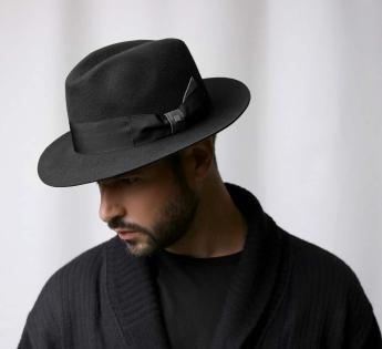 Borsalino Chapeau en Paille Big Brim Bogart Homme - Made in Italy