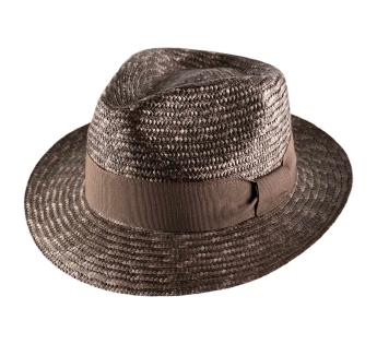 fedora paille fine Classic Straw Fedora 