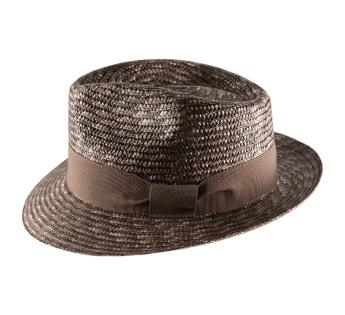 fedora paille fine Classic Straw Fedora 