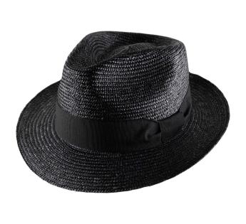 fedora paille fine Classic Straw Fedora 