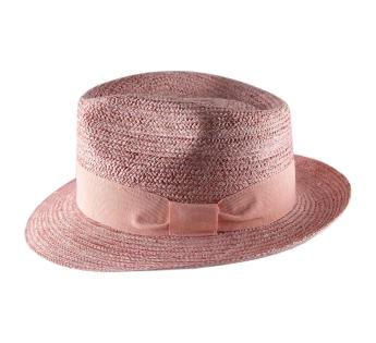 fedora paille fine Classic Straw Fedora 