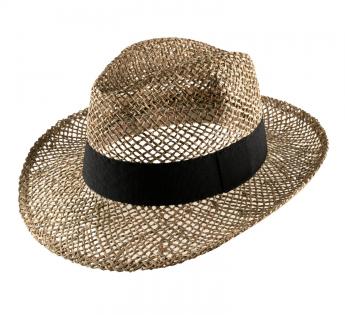 Chapeau paille aéré Classic Fedora Maille