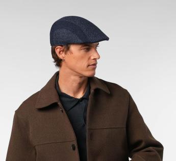 Casquette plate laine Genova