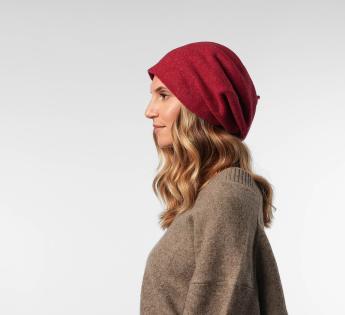 bonnet long Woollen Roll Upp Beret