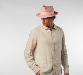 fedora paille fine Classic Straw Fedora 