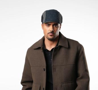 Casquette plate laine Torino Airone