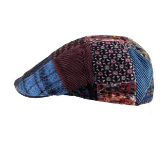 Casquette patchwork laine velours Téo